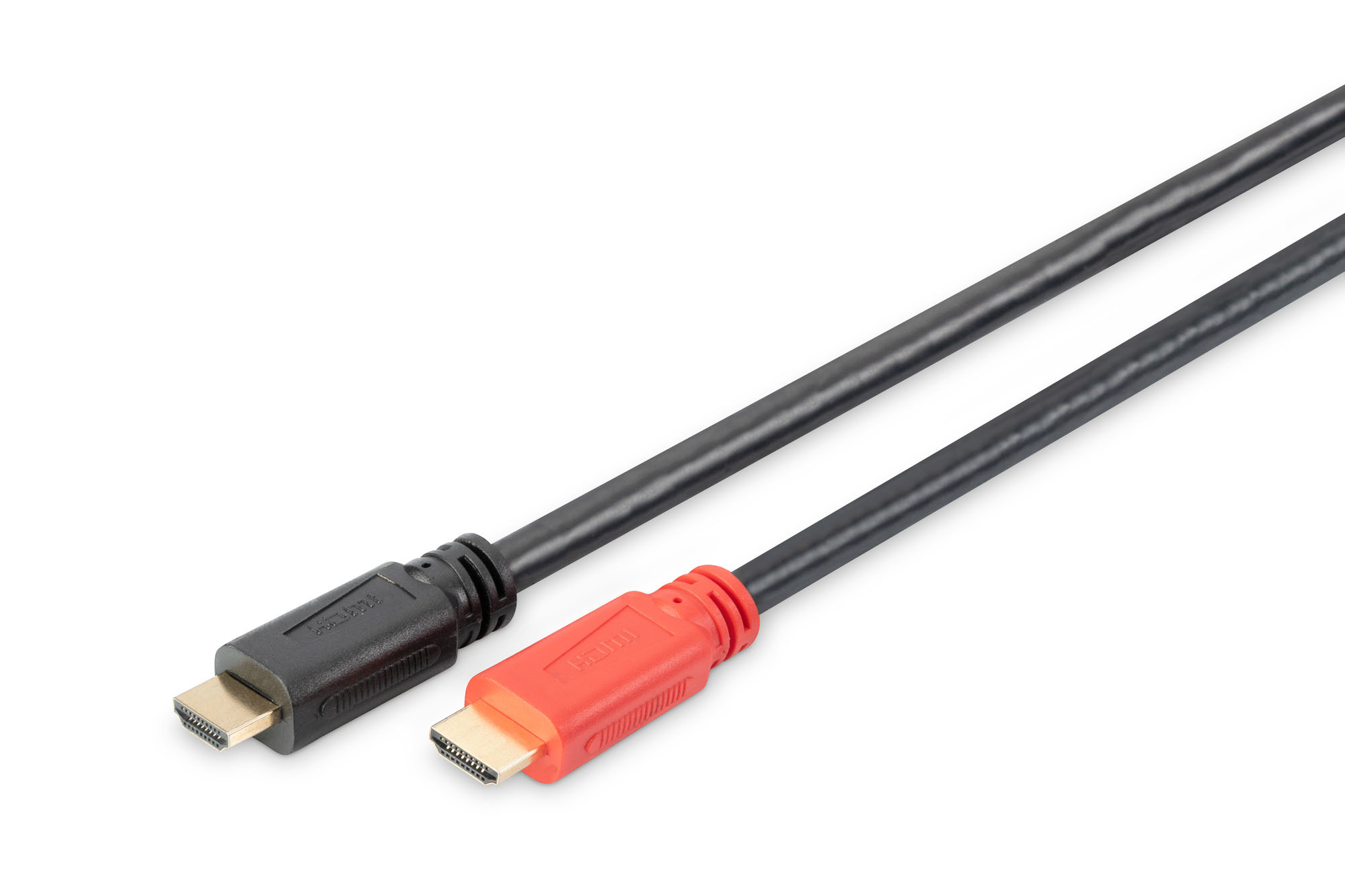 Photos - Cable (video, audio, USB) Digitus HDMI High Speed connection cable with Ethernet and signal ampl AK 