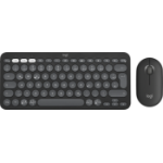 Logitech Pebble 2 Combo keyboard Mouse included RF Wireless + Bluetooth QWERTZ German Graphite