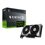 MSI GEFORCE RTX 5050 8G VENTUS 2X OC graphics card NVIDIA 8 GB GDDR6