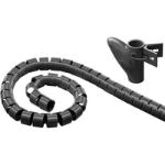 Deltaco LDR14 cable organizer Desk Cable flex tube Black 1 pc(s)