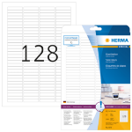 HERMA Slide labels A4 43.2x8.5 mm white paper matt 3200 pcs.