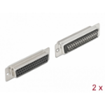 DeLOCK D-Sub HD 50 pin female metal, solder version, 2 pieces