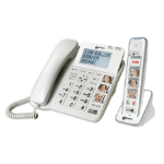 Geemarc Telecom Combi-Photo 295 Analog/DECT telephone Caller ID White