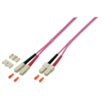 EFB Elektronik O0318.0,5 InfiniBand/fibre optic cable 0,5 m SC OM4 Violet