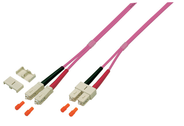 EU Product - Duplex Patchkabel SC-SC 50/125 OM4 LSZH violett - Cable - Video/Analog thumbnail