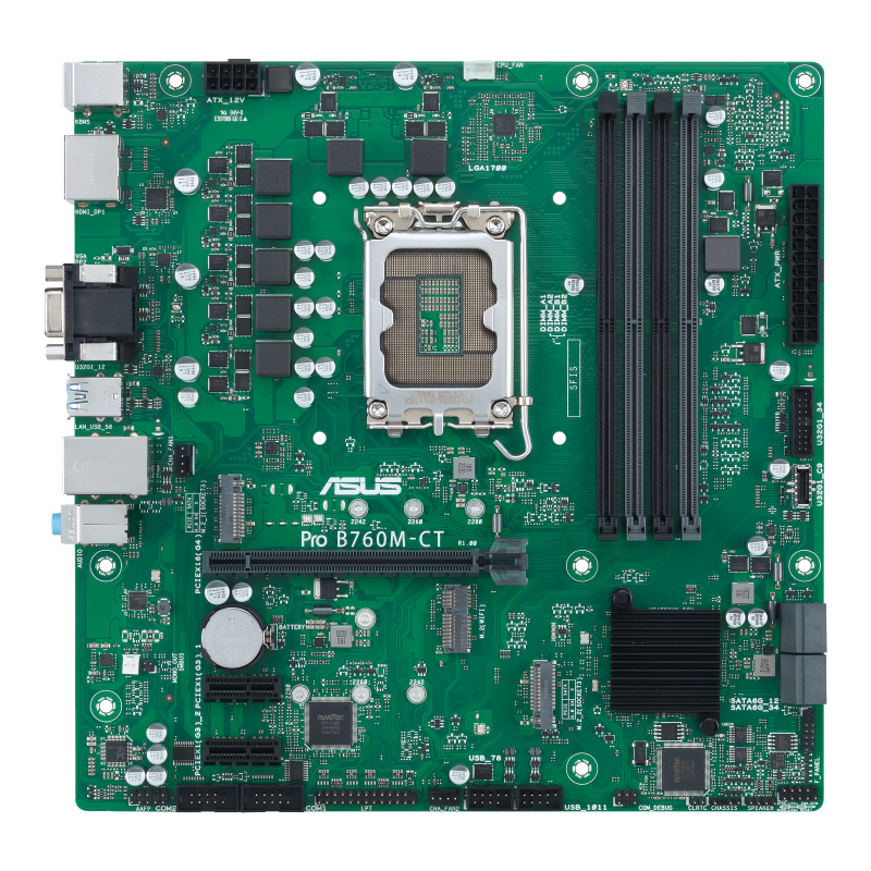 Image of ASUS PRO B760M-CT-CSM Intel B760 LGA 1700 micro ATX