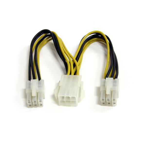 Startech.com 6In Pci Express Power Splitter Cable