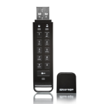 iStorage datAshur Personal2 256-bit 8GB USB 3.0 secure encrypted flash drive IS-FL-DAP3-B-8