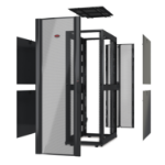 APC NetShelter SX 42U 600mm(b) x 1070mm(d) 19" IT rack, behuizing zonder deuren, zwart