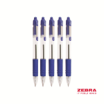 Zebra Z-Grip Retractable Ballpoint Pen Blue ink Box 12