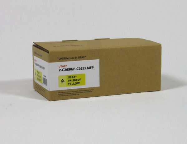 Data Direct Utax PK5015Y P C2650 2655 MFP Toner Yellow Compatible 3K