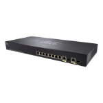 Cisco Small Business SG355-10P Managed L2/L3 Gigabit Ethernet (10/100/1000) Power over Ethernet (PoE) 1U Black