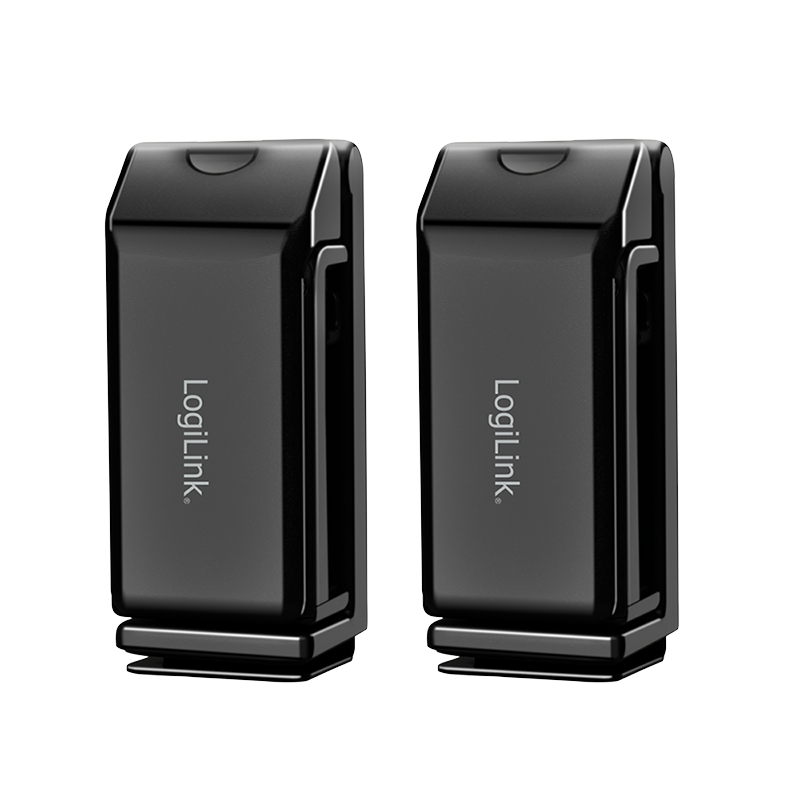 LogiLink Smartphone universal holder, multi-purpose, black, 2er Set