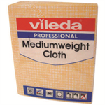 VILEDA MEDIUM WEIGHT CLOTH YLW PK10