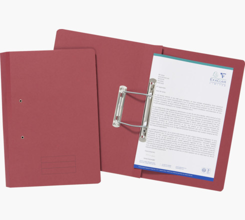 Image of Exacompta TFM-REDZ folder Manila hemp Red A4