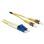 DeLOCK 84690 InfiniBand en Glasvezelkabel 3 m 2x LC 2x ST Geel