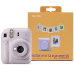 Fujifilm Instax Mini 12 Instant Camera - Lilac Purple - Camera + Case + Accessories