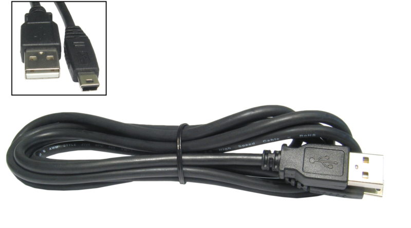 Cables Direct Men's Black Cdl-062 Usb Cable Usb 2.0 1.8 M Usb A Mini-Usb B