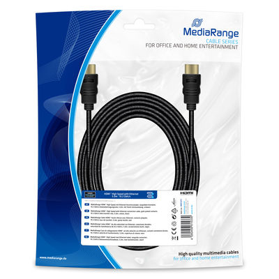 Image of MediaRange MRCS211 HDMI cable 5 m HDMI Type A (Standard) Black
