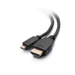 C2G 50616 HDMI cable 118.1" (3 m) HDMI Type A (Standard) HDMI Type D (Micro) Black