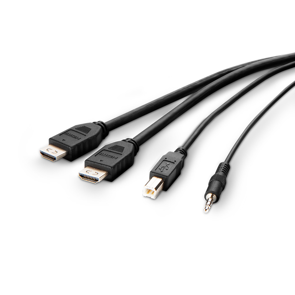 Belkin F1DN2CCBL-HH6T KVM cable Black 1.8 m