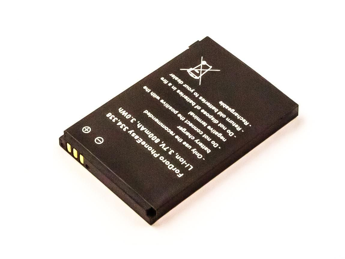 Image of CoreParts MBXMISC0049 mobile phone spare part Battery Black