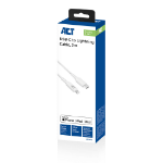 ACT USB 2.0 laad- en datakabel C male - Lightning male 2 meter, MFI gecertificeerd