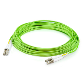ADD-LC-LC-10M5OM5 ADDON NETWORKS ADDON 10M LC (MALE) TO LC (MALE) LIME GREEN OM5 DUPLEX FIBER PATCH CABLE