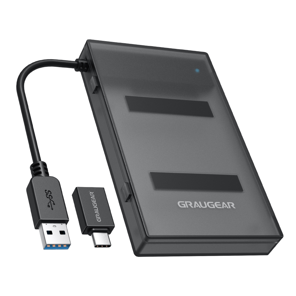 GRAUGEAR G-2603-AC storage drive docking station USB 3.2 Gen 1 (3.1 Gen 1) Type-A Black