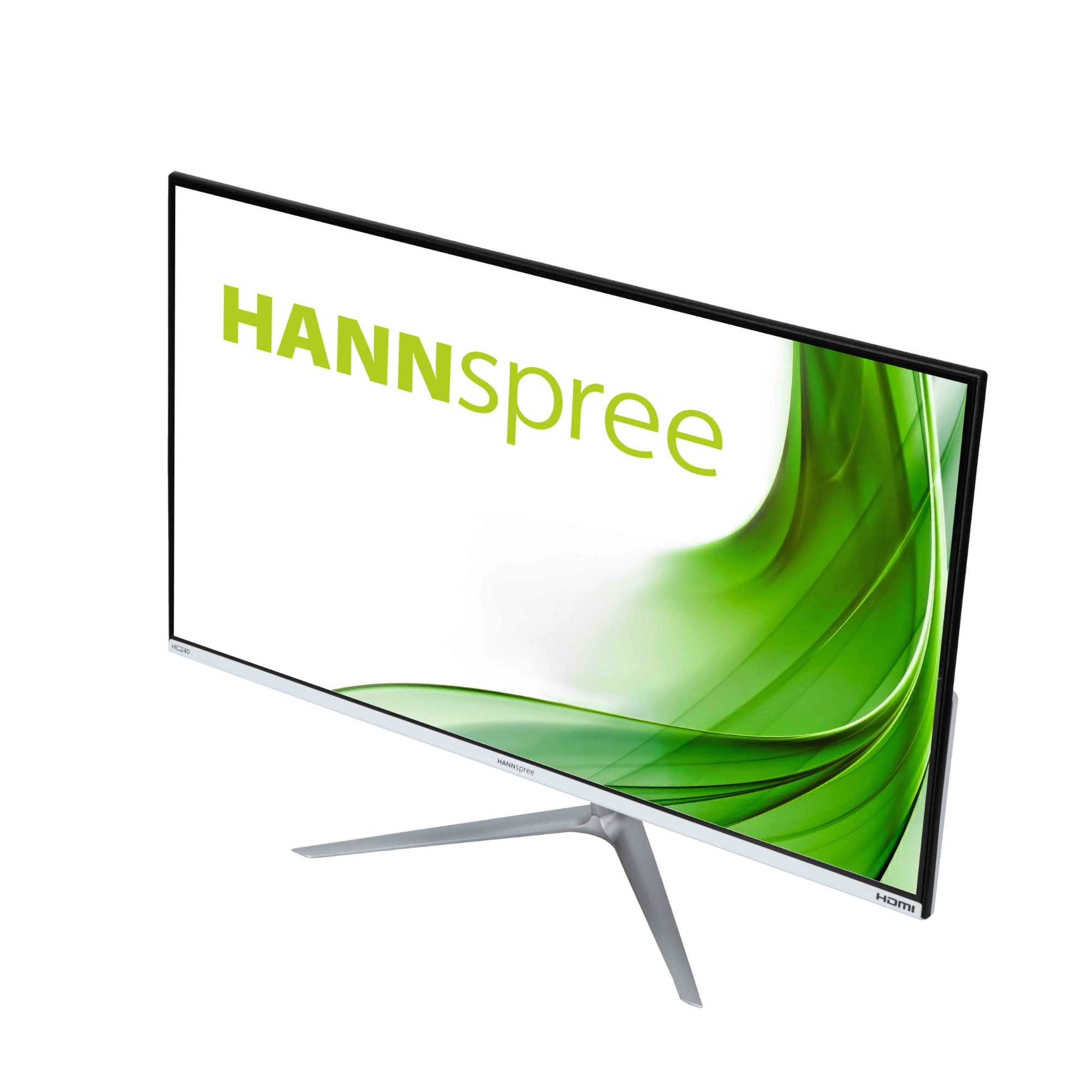 Hannspree HC240HFW computer monitor 60.5 cm (23.8") 1920 x 1080 pixels Full HD LED Silver, White