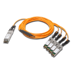 Juniper JNP-QSFP-AOCBO-5M InfiniBand/fibre optic cable QSFP+ Orange, Silver