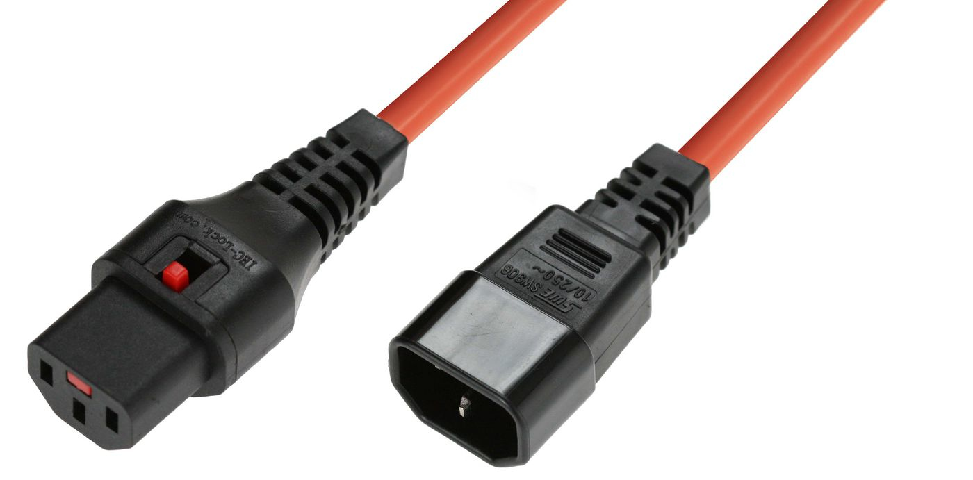 Scolm 1M C14-C13 Lck Or PVC 1.0MM