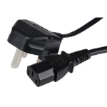 Maplin TPP16 power cable Black 1.5 m IEC C13