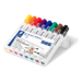 Staedtler Lumocolor 351 WP8 permanent marker Bullet tip Black, Blue, Brown, Green, Orange, Red, Violet, Yellow 8 pc(s)