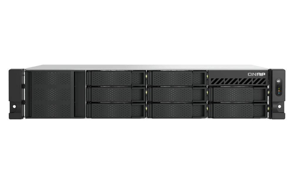 QNAP TS-855EU-8G NAS/storage server SAN Rack (2U) Ethernet LAN Black C5125