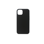 eSTUFF Black silk-touch silicone case for iPhone 13 mobile phone case 15.5 cm (6.1") Cover