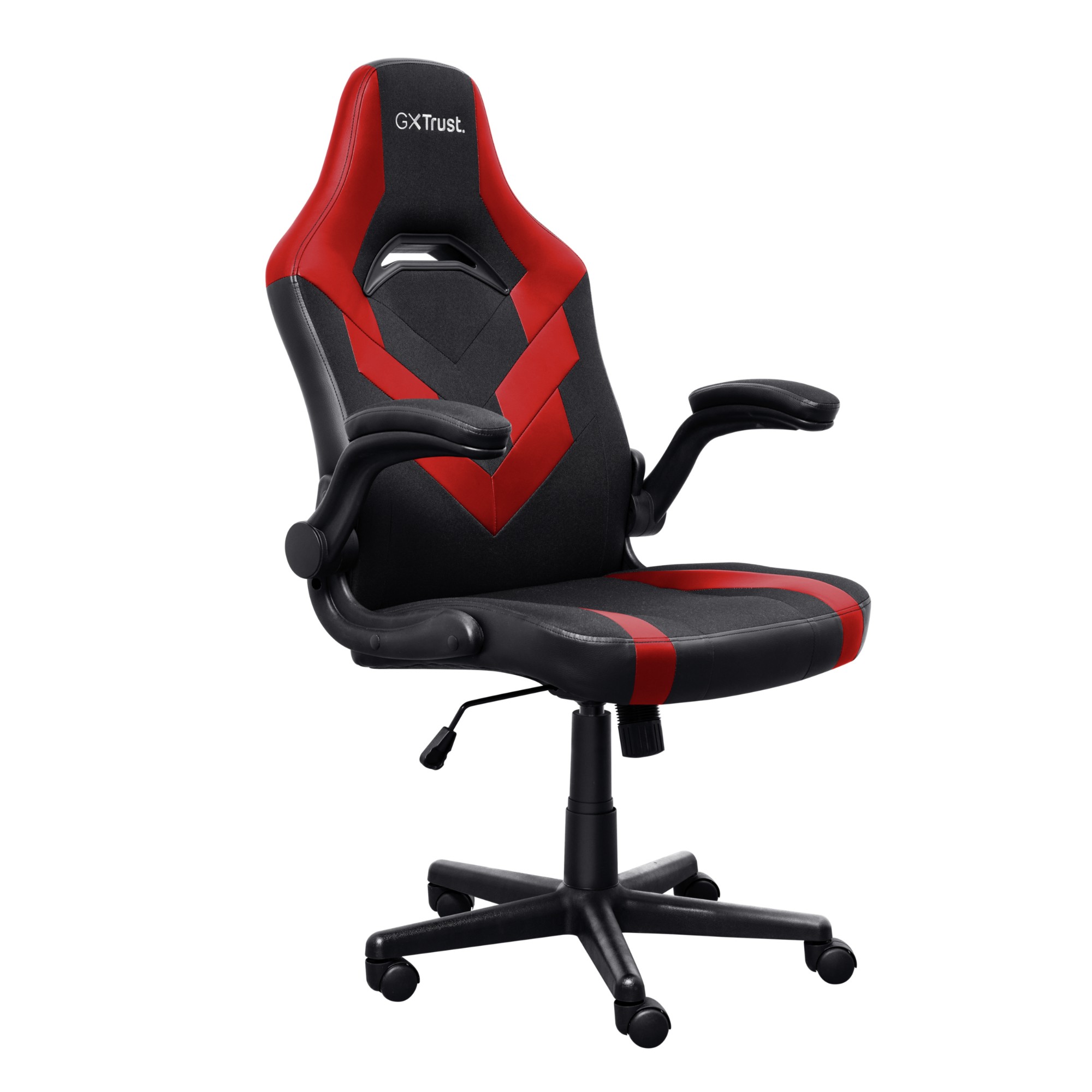 Trust GXT 703 Riye PC gaming chair Upholstered seat Black. Red
