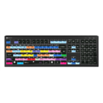 Logickeyboard Avid Media Composer Astra 2 Pro UK PC keyboard TV USB UK English Black