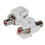 EFB Elektronik EB493 tussenstuk voor kabels RCA Rood, Wit