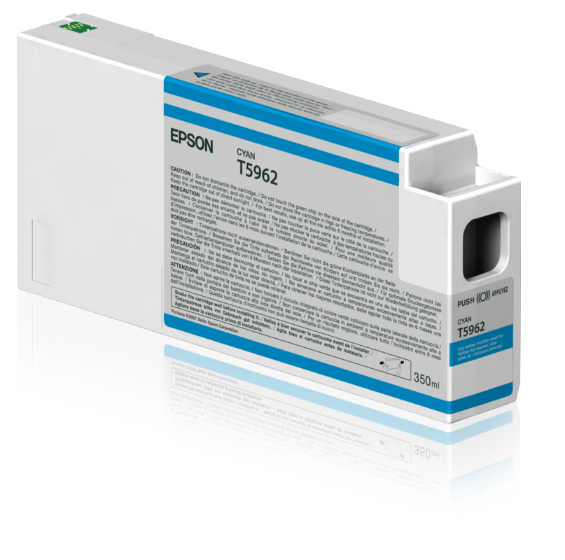 Image of Epson C13T596200/T5962 Ink cartridge cyan 350ml for Epson Stylus...