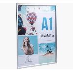 Exacompta Wall Snap Frame Poster Holder Aluminium A1 Crystal (Pack 1) -  8194358D