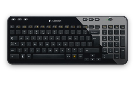 Logitech K360 NO keyboard RF Wireless QWERTY Pan Nordic Black