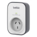 Belkin SurgeCube Silver, White 1 AC outlet(s)
