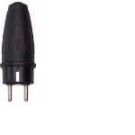 Merten 122151 electrical power plug Black