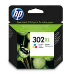 HP F6U67AE/302XL Printhead cartridge color high-capacity, 300 pages ISO/IEC 24711 8ml for HP DeskJet 1110/2130/OfficeJet 5200
