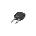 Hama 00205192 cable gender changer 2 x 3.5mm 3.5mm Black, Silver