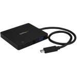 StarTech.com 3-Port USB-C Hub with Power Delivery - USB-C to 3x USB-A - USB 3.0 Hub