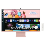 Samsung S32BM80PUU 81.3 cm (32") 3840 x 2160 pixels 4K Ultra HD LED Pink, White