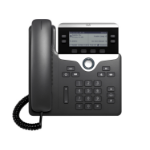 Cisco 7821 IP phone Black, Silver 2 lines