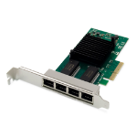 Digitus 4 port Gigabit Ethernet network card, RJ45, PCI Express, Intel I350
